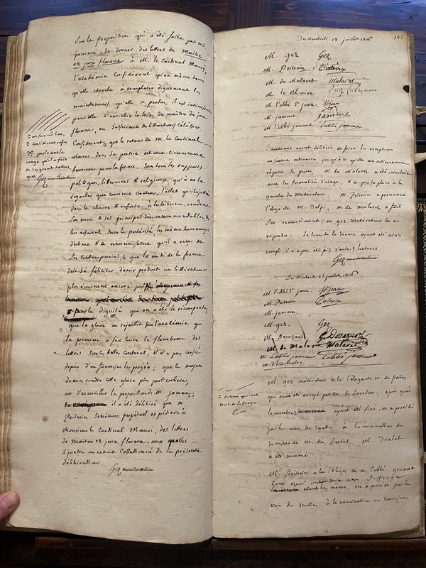 221.Séance du 18 juillet 1806 221.Séance du 18 juillet 1806