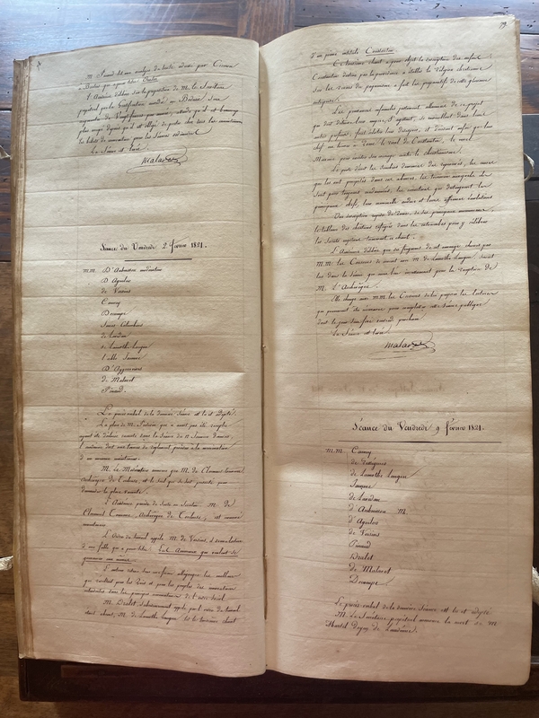 83.Séance du 26 janvier 1821
