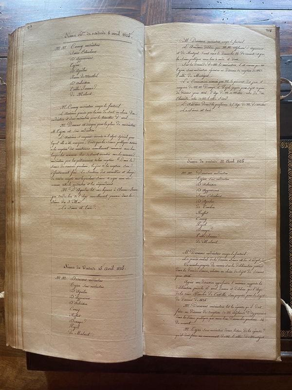 250.Séance du 22 avril 1825 250.Séance du 22 avril 1825