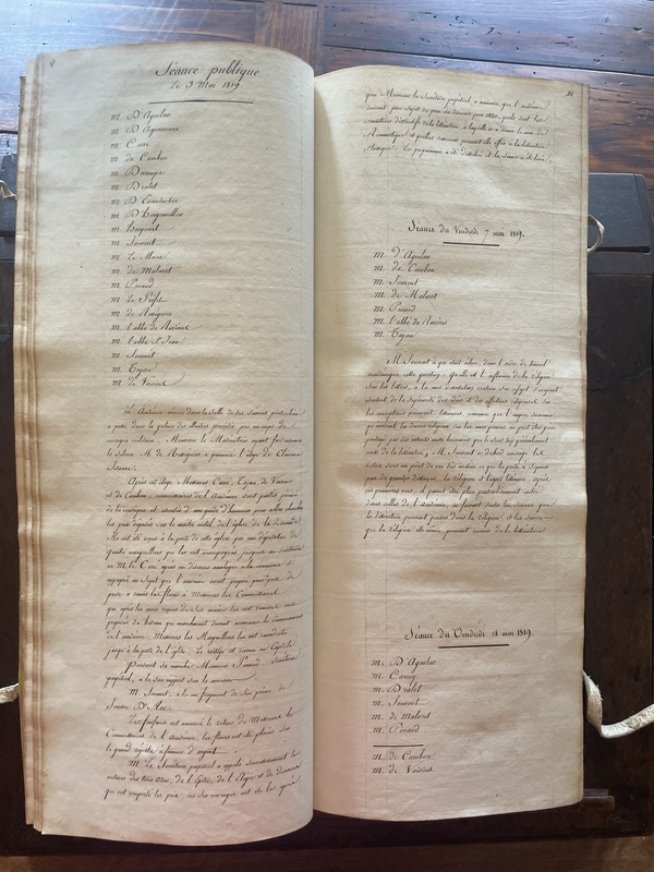 26.Séance du 14 mai 1819