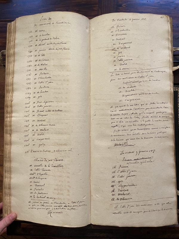 229.Séance du 9 janvier 1807 229.Séance du 9 janvier 1807