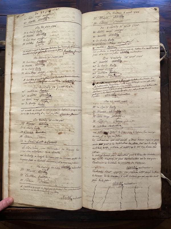 36.Séance du 24 août 1786