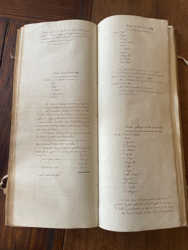 195.Séance du 09 janvier 1824