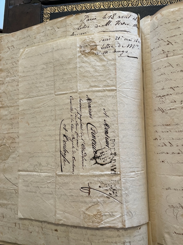Lettre de V. Hugo à Mr Pinaud, Paris, 21 mai 1820