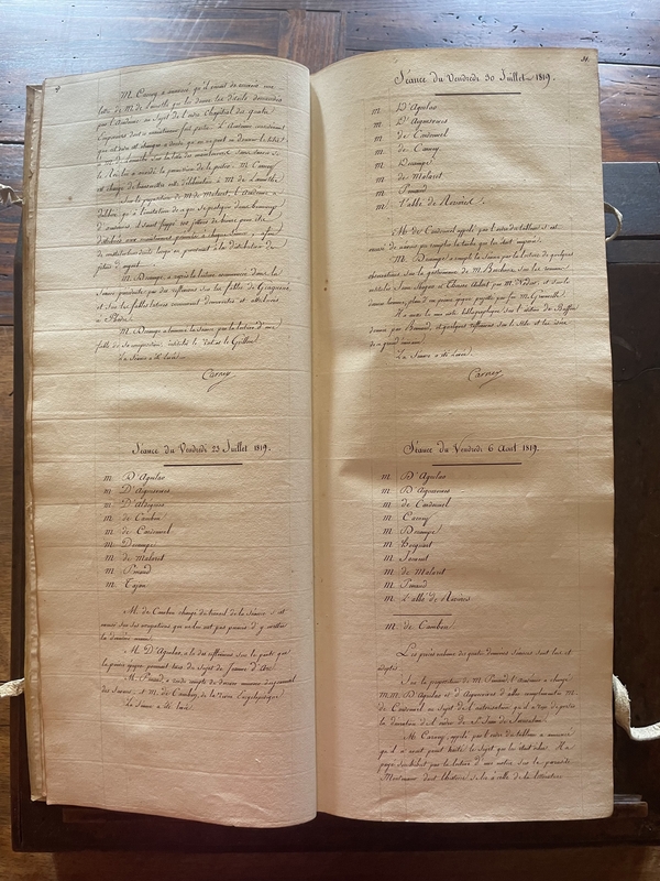 35.Séance du 16 juillet 1819