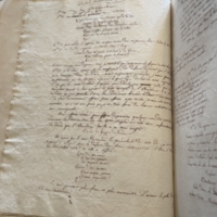 Lettre de V. Hugo à Mr Pinaud, Paris, 9 avril 1819