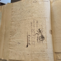 Lettre de V. Hugo à Mr Pinaud, Paris, 18 avril 1820