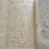 Lettre de V. Hugo à Mr Pinaud, Paris, 18 avril 1820