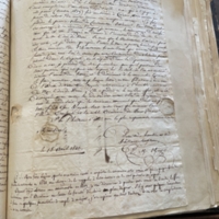 Lettre de V. Hugo à Mr Pinaud, Paris, 18 avril 1820