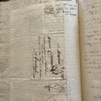 Lettre de V. Hugo à Mr Pinaud, Paris, 21 mai 1820