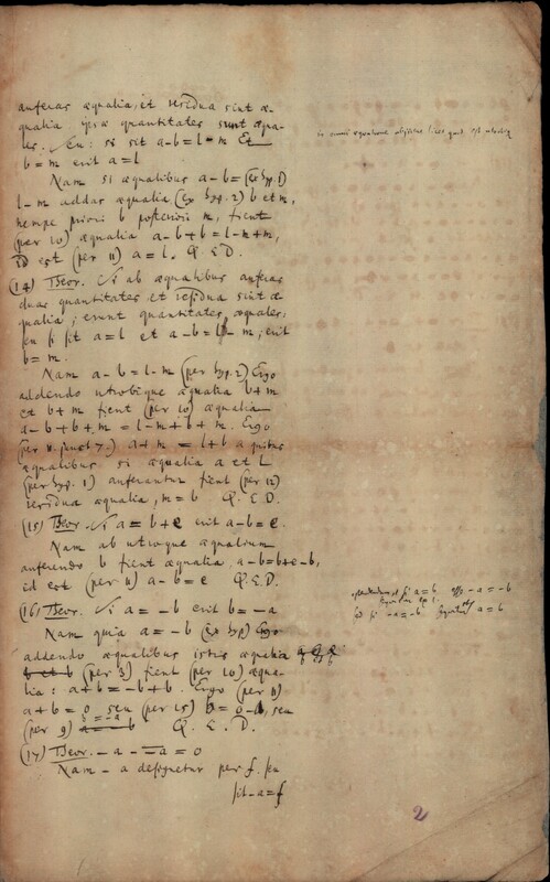 Prima calculi magnitudinum elementa (LH 35, 4, 13, 1r-4v) Prima calculi magnitudinum elementa (LH 35, 4, 13, 1r-4v)