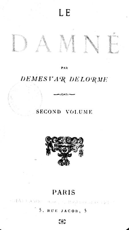 Le Damné, Vol. II, p. 69 Le Damné, Vol. II, p. 69