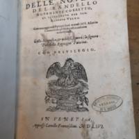 Péritexte : 1566 Franceschini Novelle del Bandello L 1 Page de titre